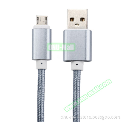New 1m Metal Head 84 Cores Data Sync Charging Cable Micro USB for Samsung